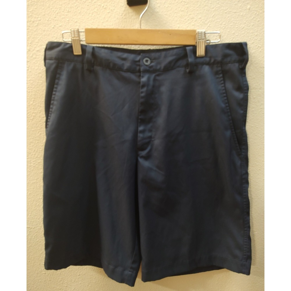Nike Golf Shorts Mens Medium Navy Blue Dri Fit Stretch Athletic Performance B20